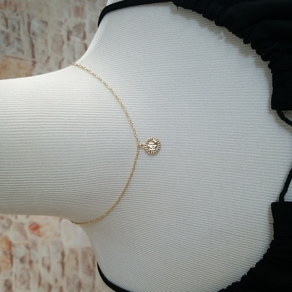 New Ralph Lauren Logo Pendant Necklace - Picture 2 of 6